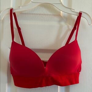Red Women's Intimate Bra wireless padded